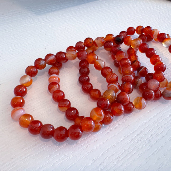 Carnelian 8mm Bracelet