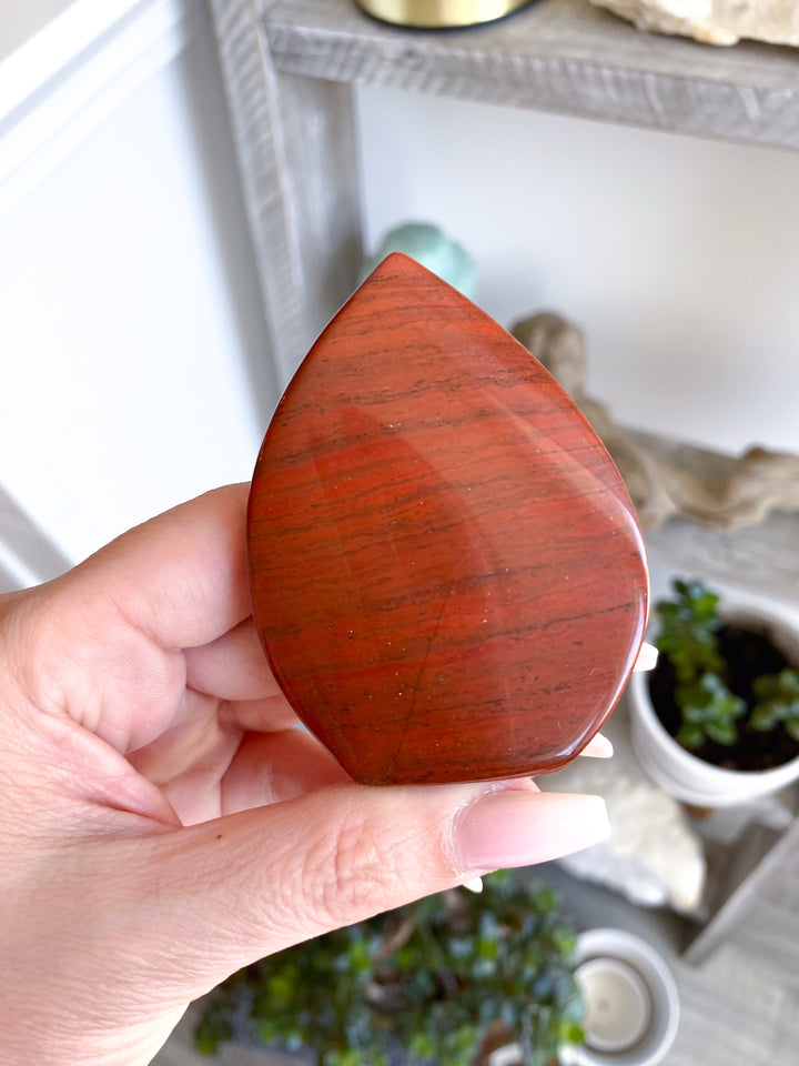 Fiery Red Jasper Flame