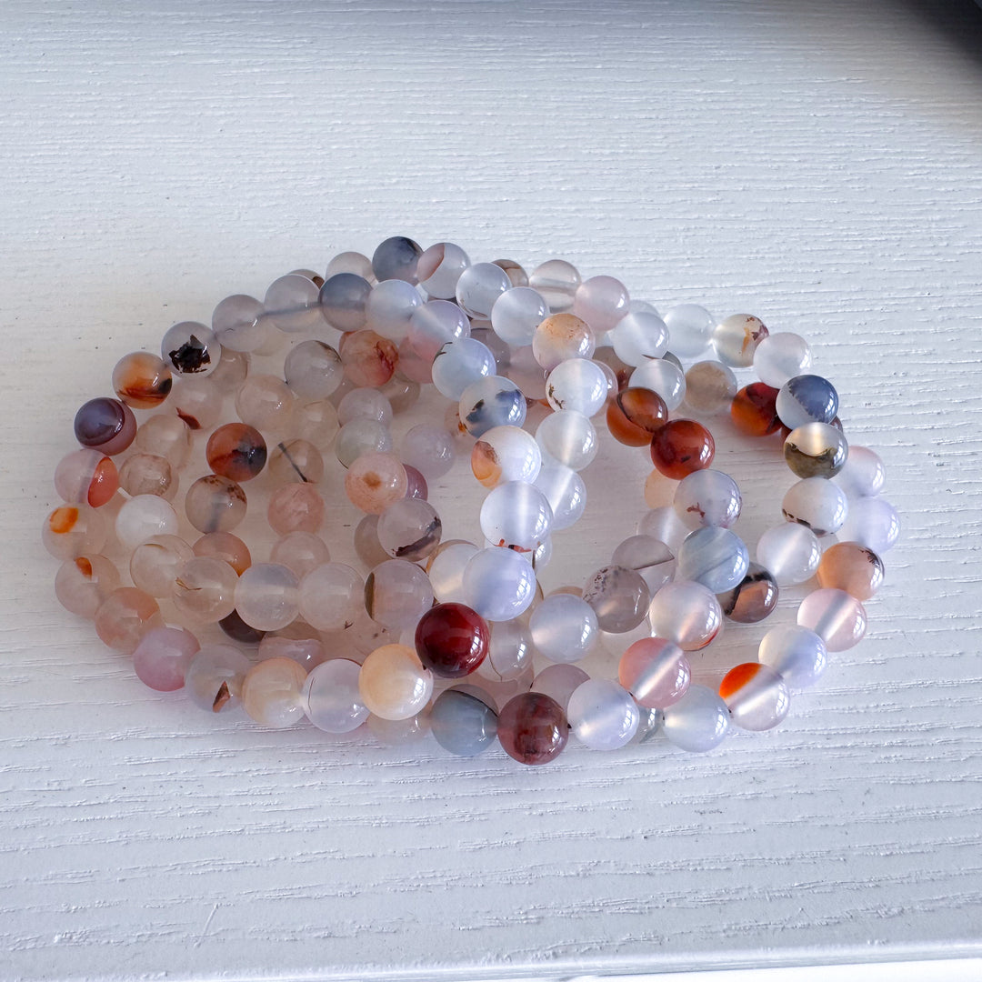 Dendritic Agate 8mm Bracelet