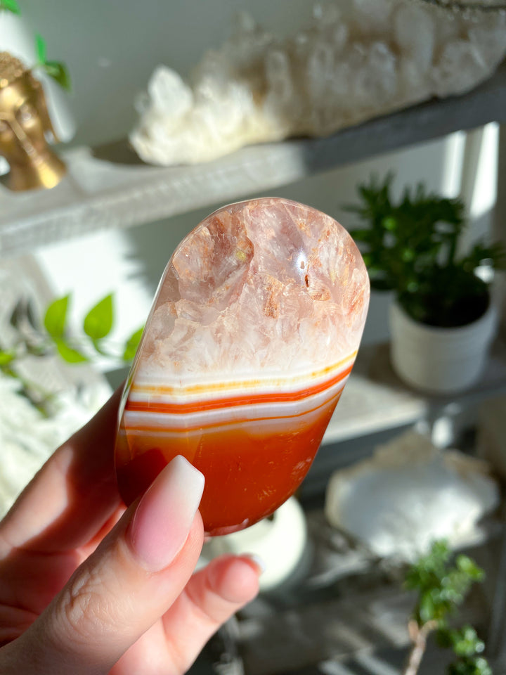 Carnelian Palm Stones - You Choose