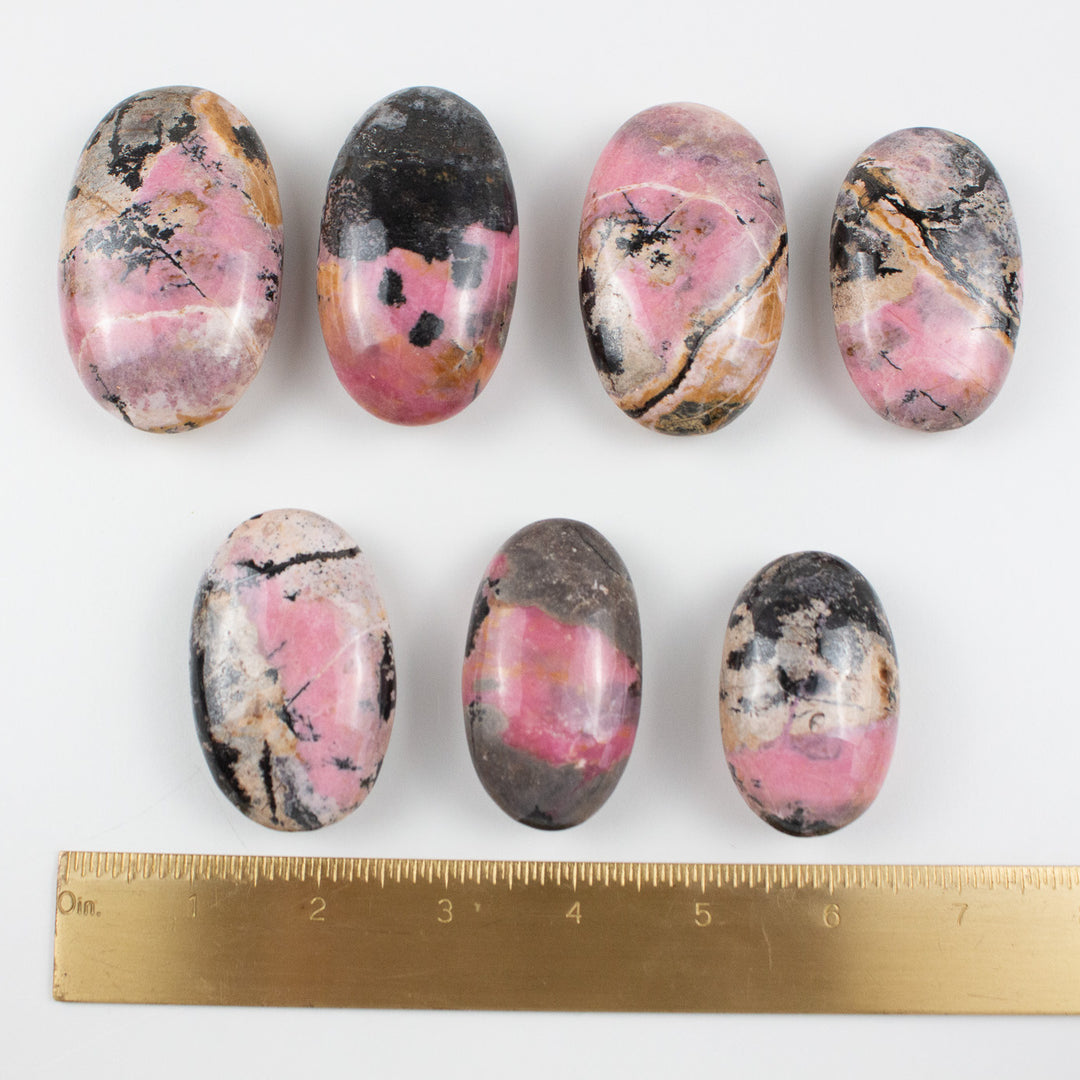 Pakistan Rhodonite Palm Stone - Choose Your Piece