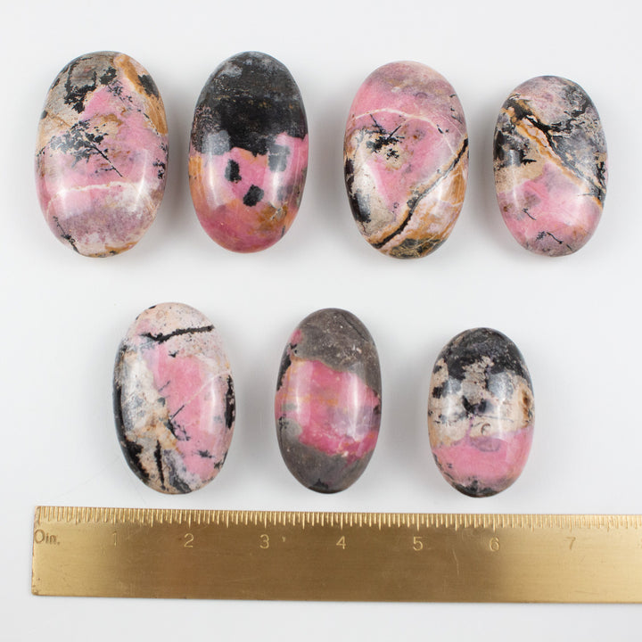 Pakistan Rhodonite Palm Stone - Choose Your Piece