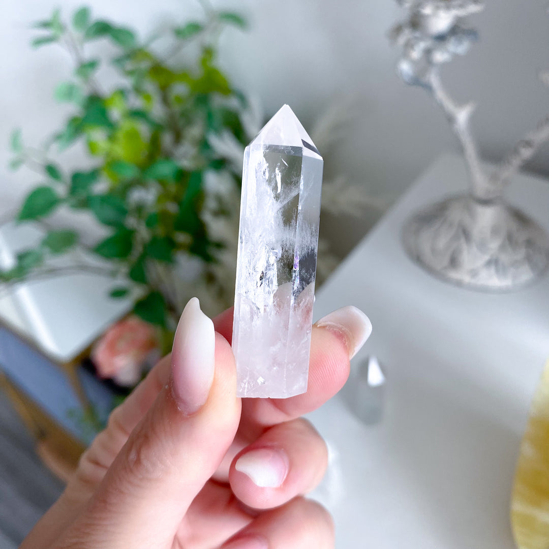 XSmall Clear Quartz Tower - Imperfect