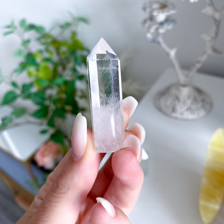 XSmall Clear Quartz Tower - Imperfect