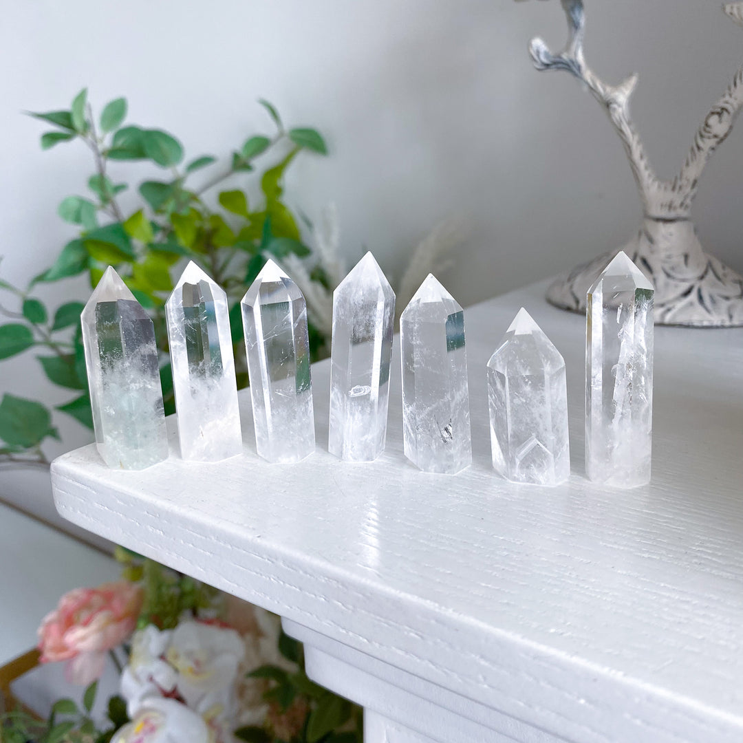 XSmall Clear Quartz Tower - Imperfect