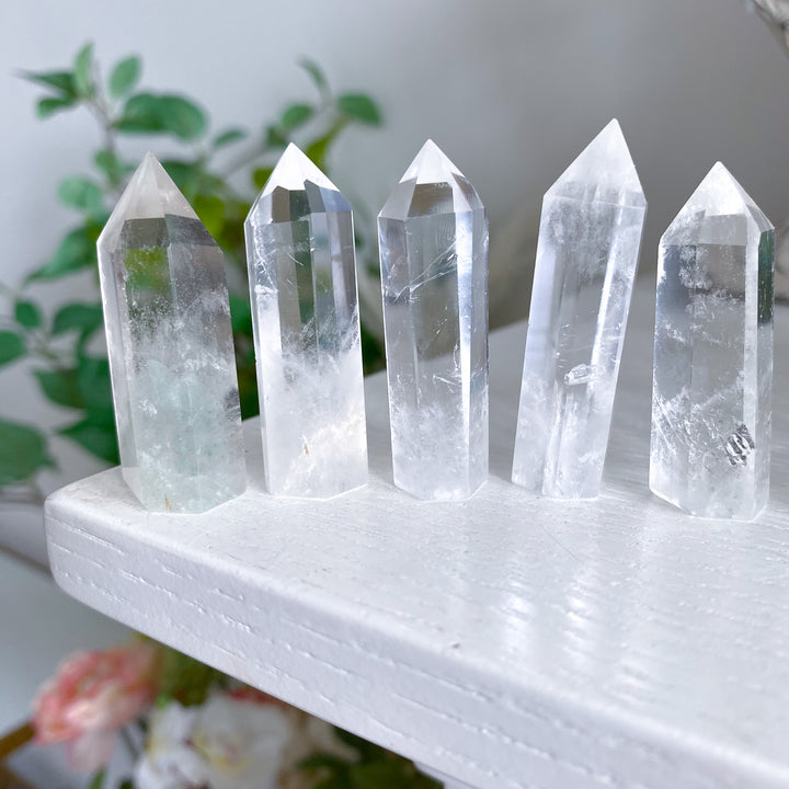 XSmall Clear Quartz Tower - Imperfect