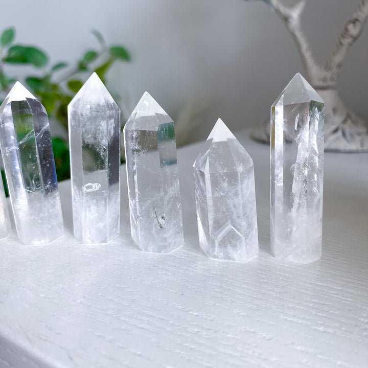XSmall Clear Quartz Tower - Imperfect