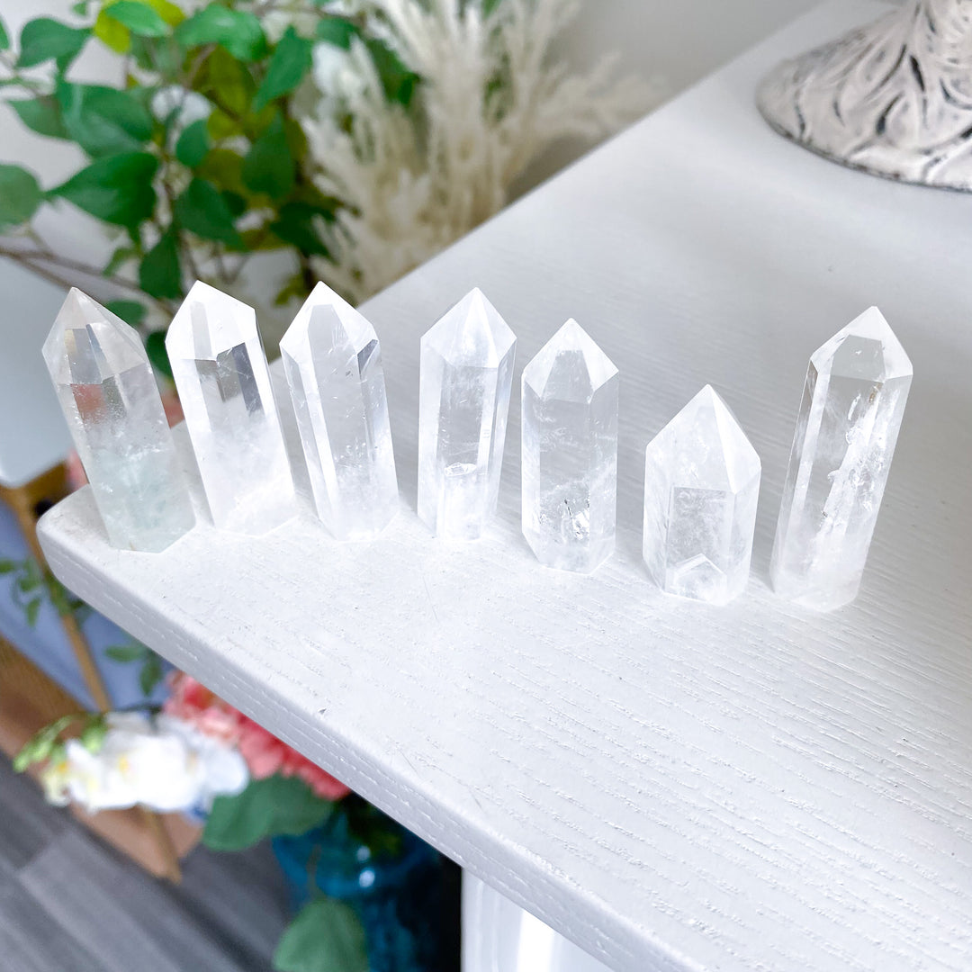 XSmall Clear Quartz Tower - Imperfect