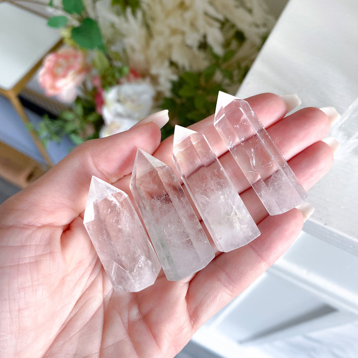 XSmall Clear Quartz Tower - Imperfect
