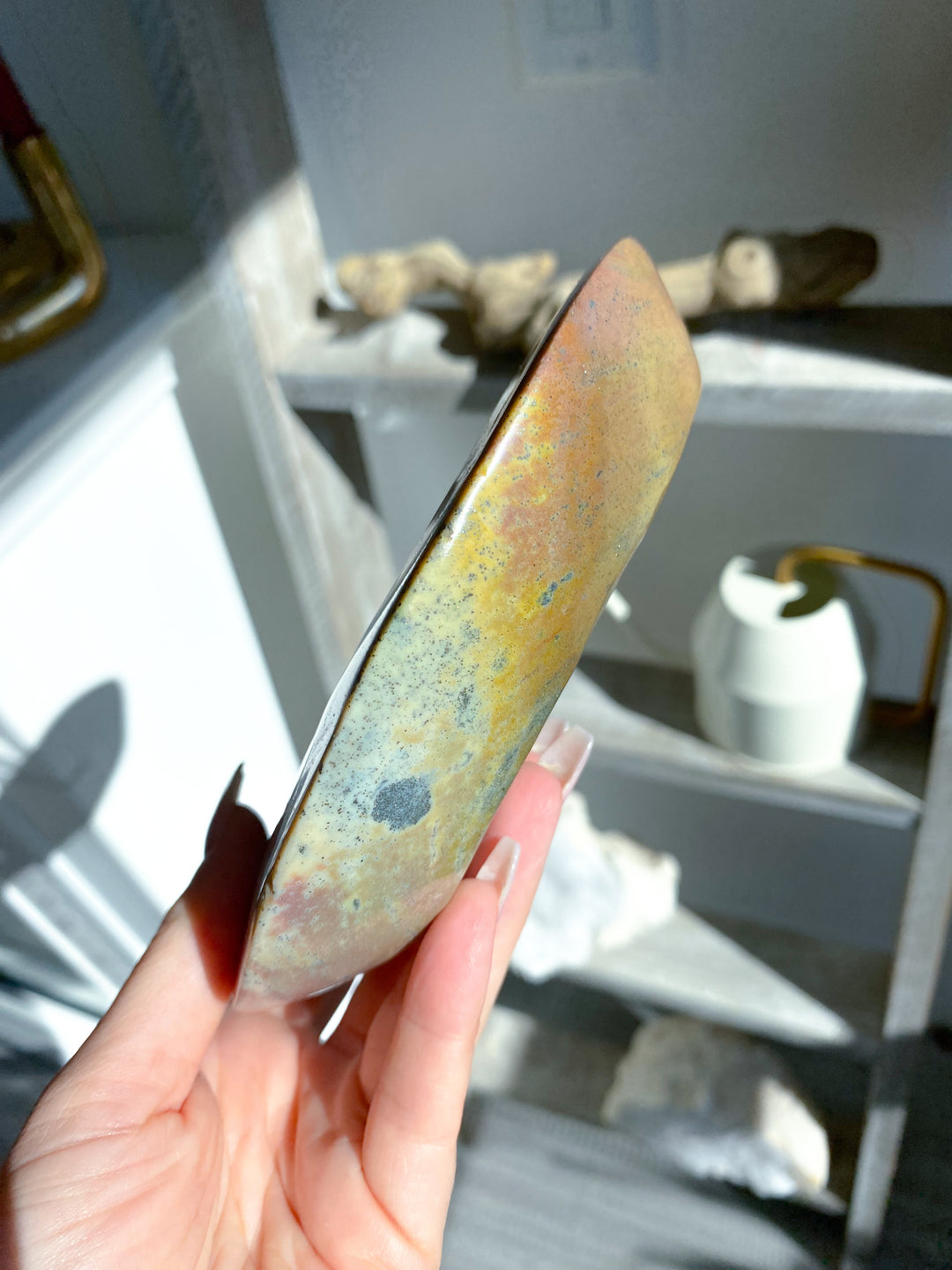 Rare Mauve Ocean Jasper Bowl