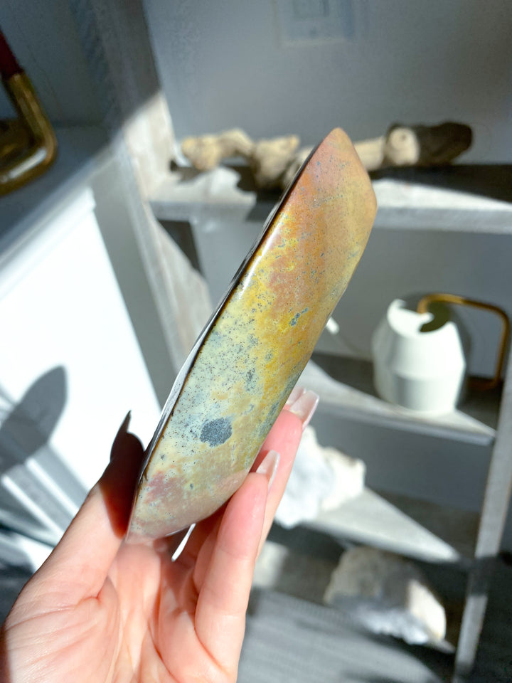 Rare Mauve Ocean Jasper Bowl