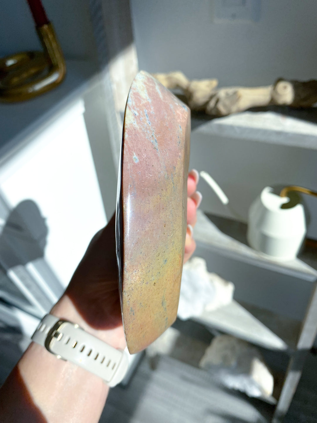 Rare Mauve Ocean Jasper Bowl