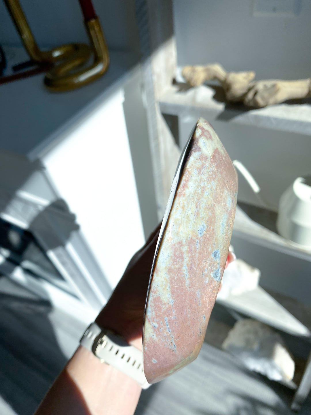 Rare Mauve Ocean Jasper Bowl