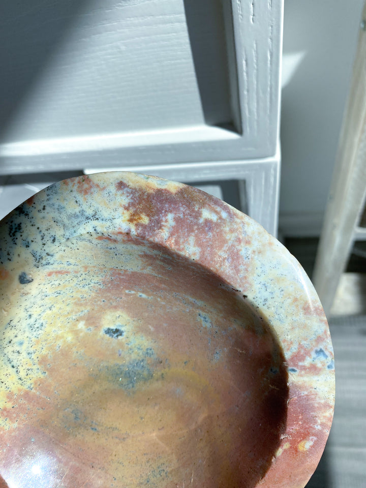 Rare Mauve Ocean Jasper Bowl