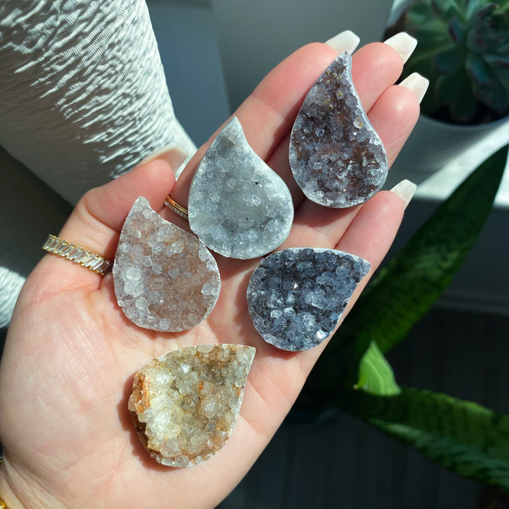 Small Rainbow Amethyst Flame Cluster
