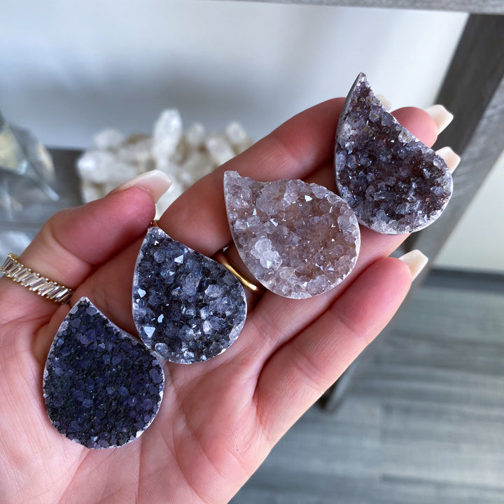 Small Rainbow Amethyst Flame Cluster