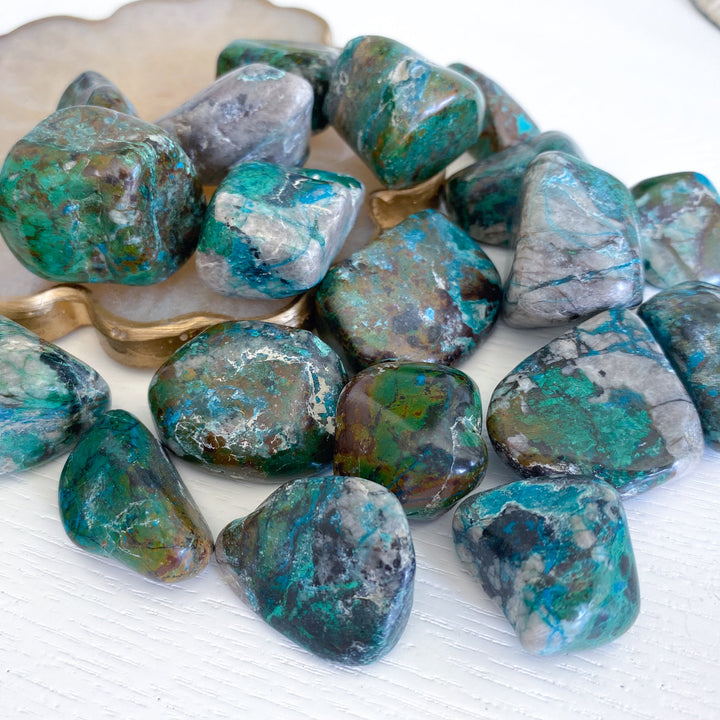 Chrysocolla Tumble Stone
