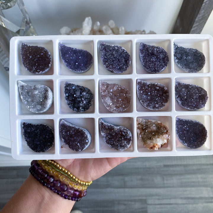 Small Rainbow Amethyst Flame Cluster