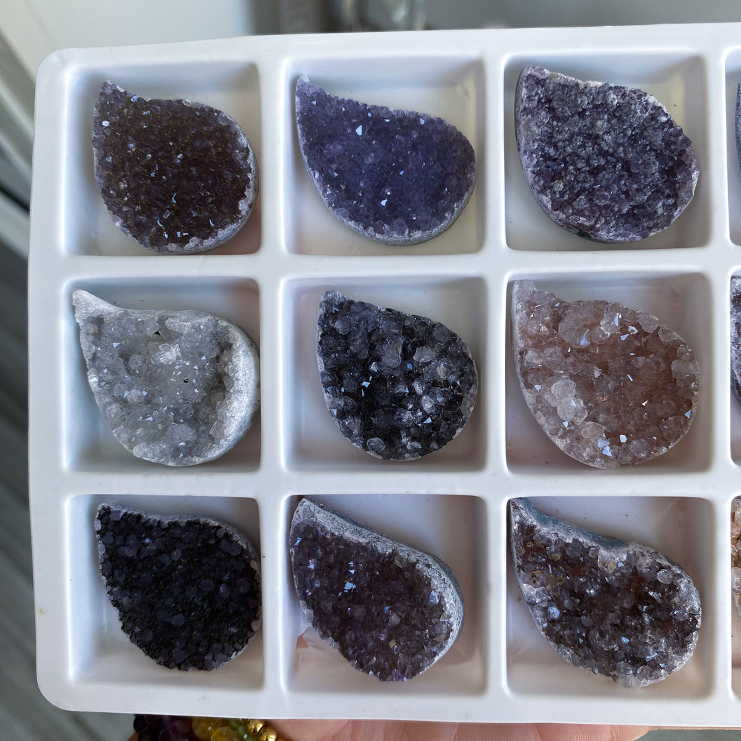 Small Rainbow Amethyst Flame Cluster