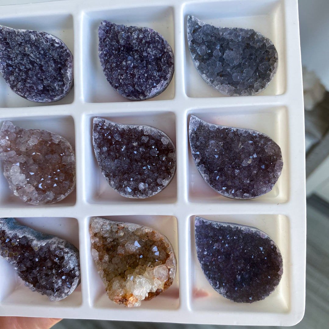 Small Rainbow Amethyst Flame Cluster