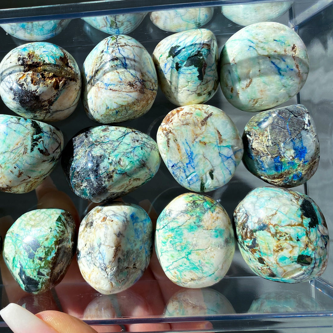 RARE Azurite Malachite Tumble Stone