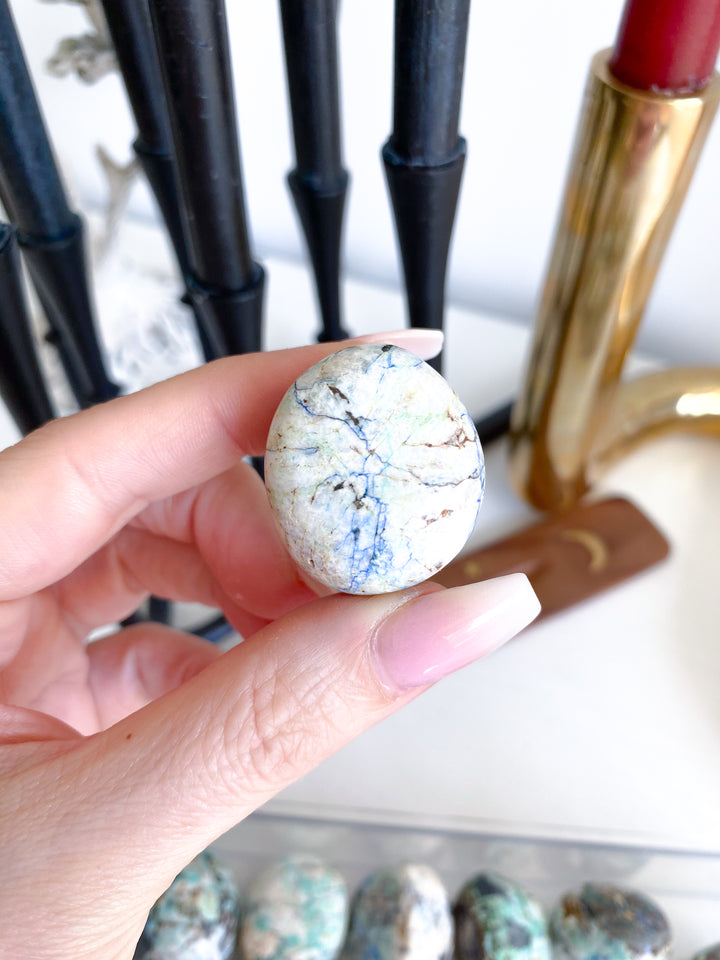 RARE Azurite Malachite Tumble Stone