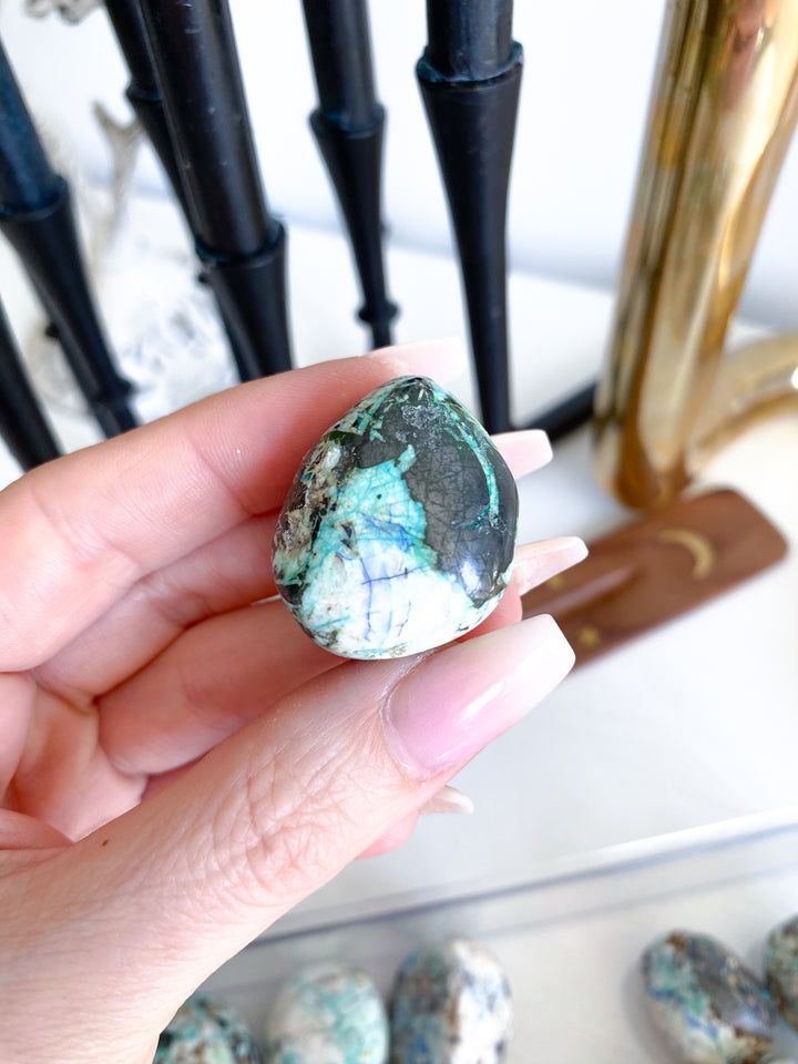 RARE Azurite Malachite Tumble Stone