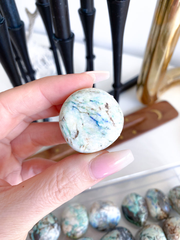 RARE Azurite Malachite Tumble Stone