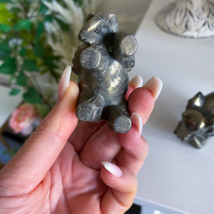 Natural Pyrite Elephant