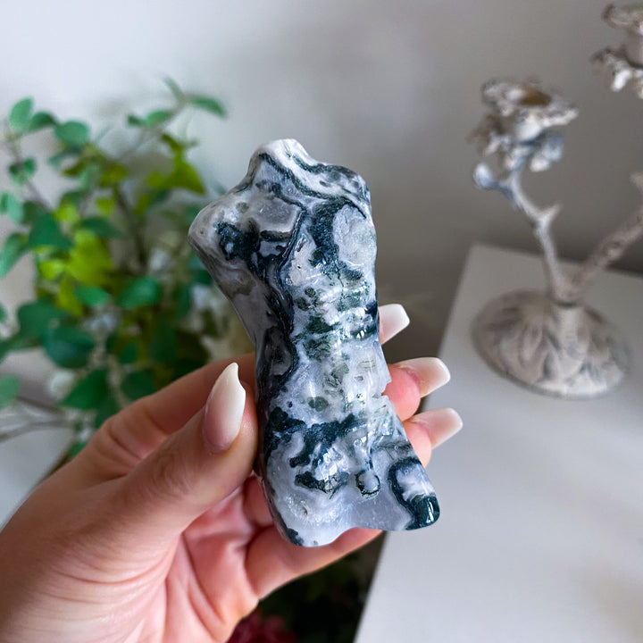 Moss Agate Male God Body