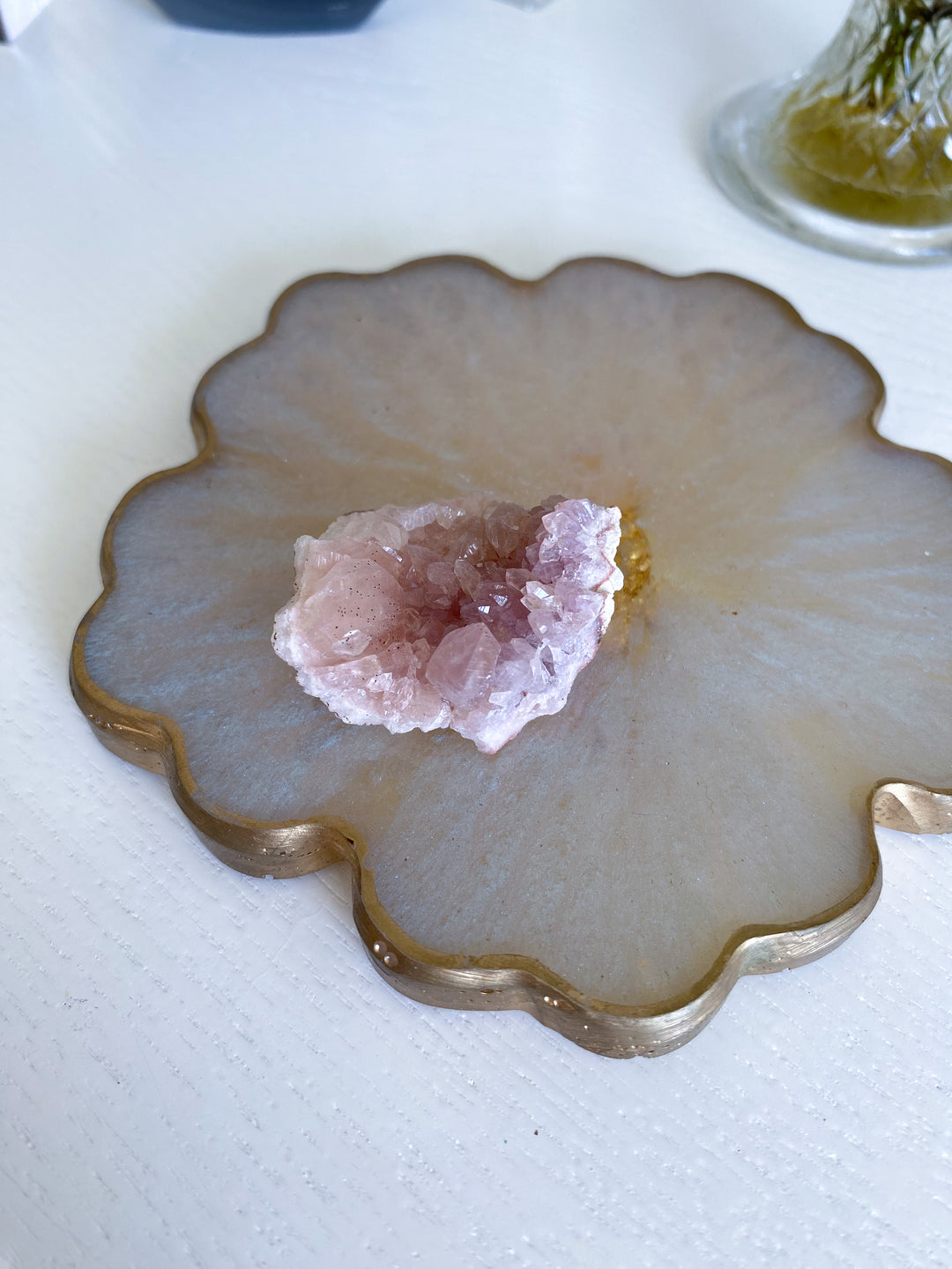 Small Pink Amethyst Cluster #16