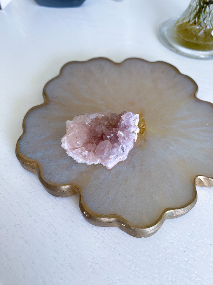 Small Pink Amethyst Cluster #16