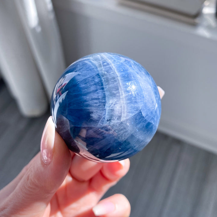 Blue Fluorite Sphere