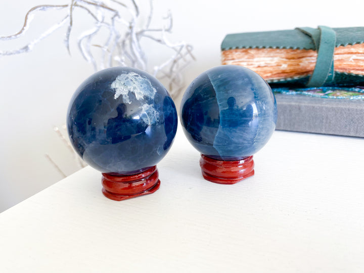 Blue Fluorite Sphere