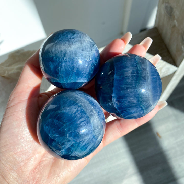Blue Fluorite Sphere