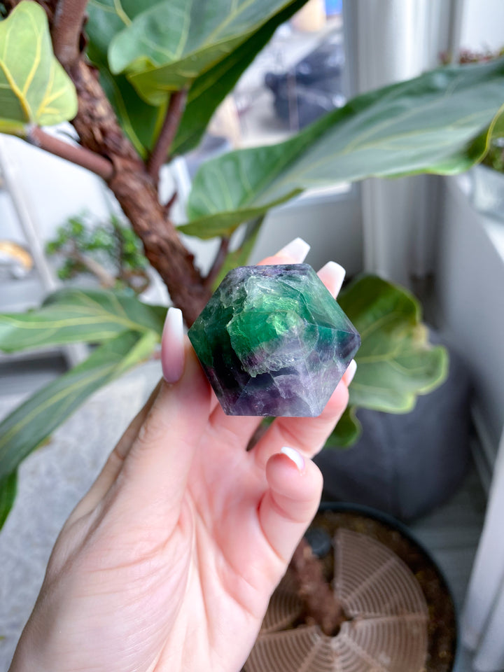 Rainbow Fluorite Polished Point 2" - Get EXACT Stone