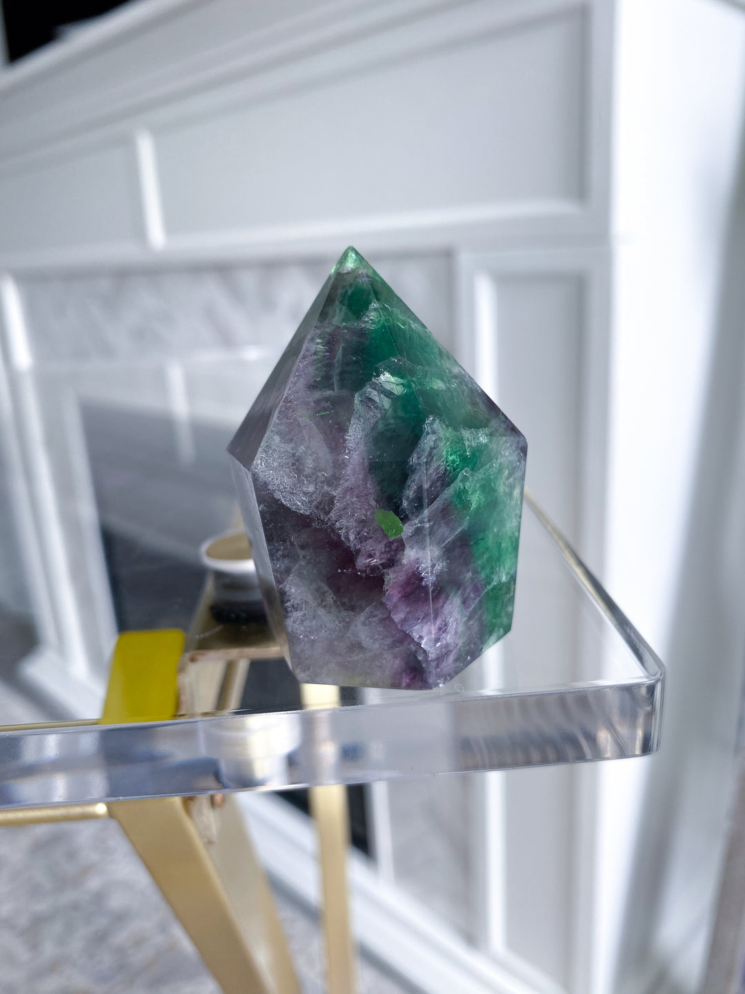 Rainbow Fluorite Polished Point 2" - Get EXACT Stone