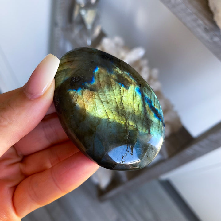 Flashy Labradorite Palm 