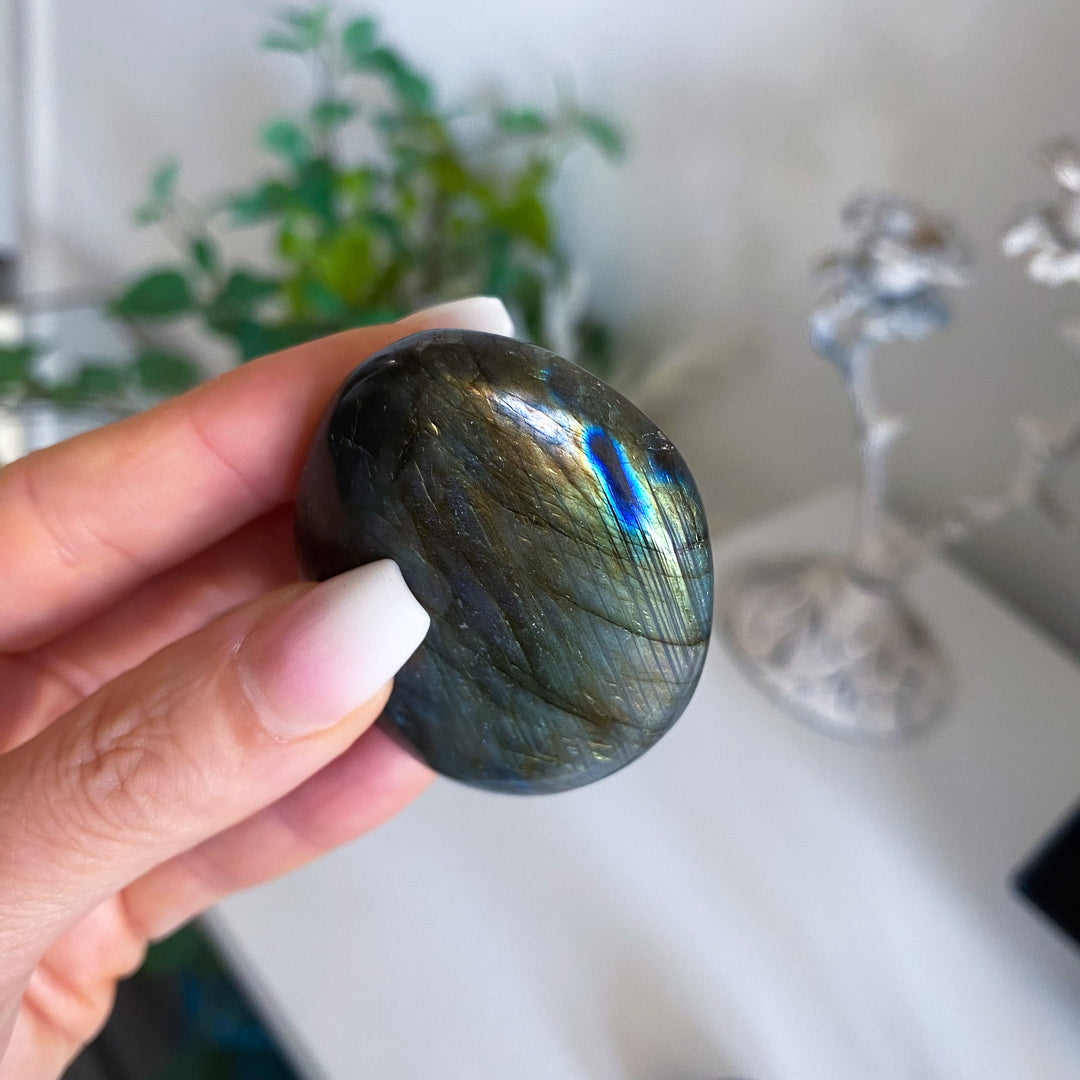 Labradorite Palm Stone 