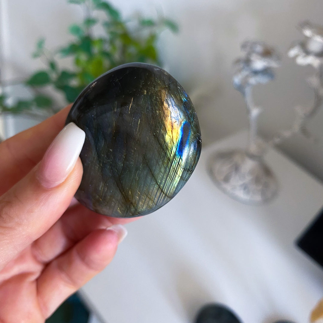 Labradorite Palm Stone 