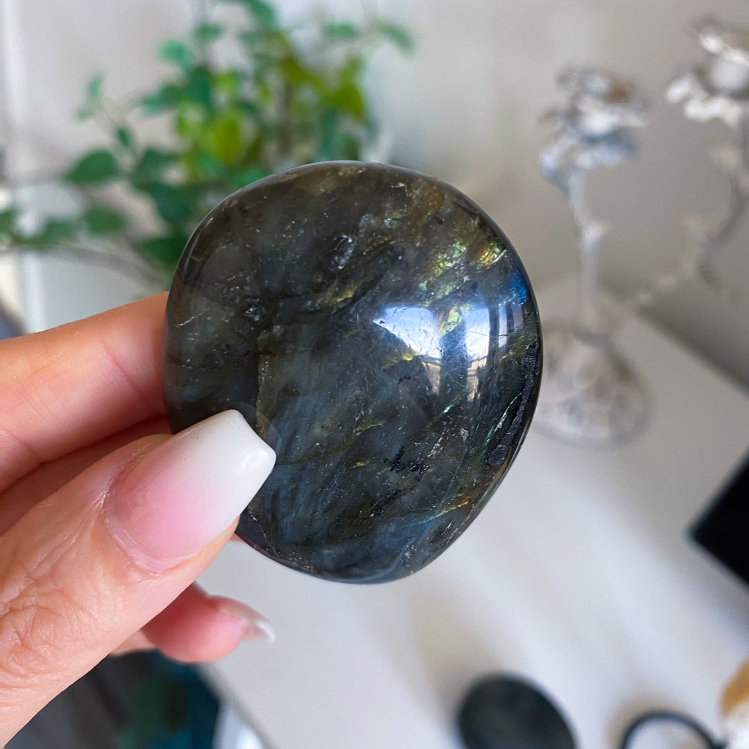 Labradorite Palm Stone 
