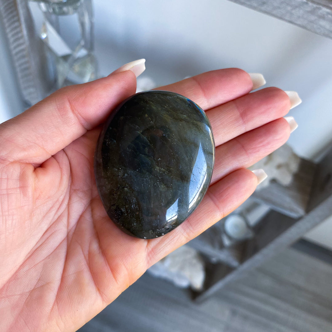 Labradorite Palm Stone 