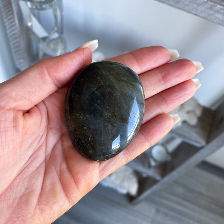 Labradorite Palm Stone 