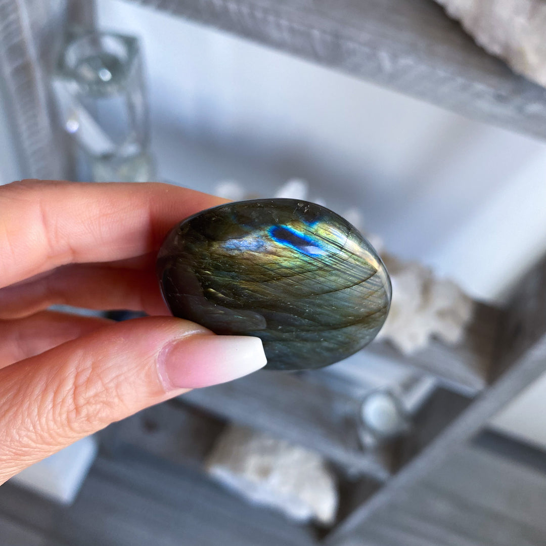 Labradorite Palm Stone 