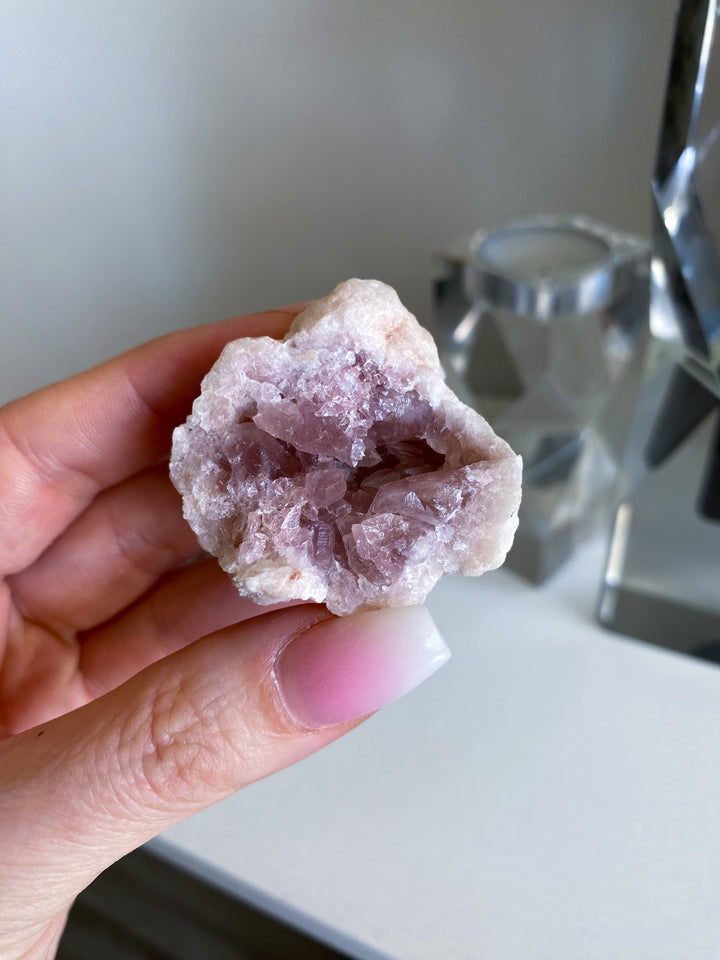 Small Pink Amethyst Cluster #7