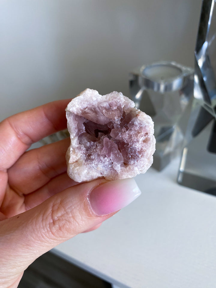 Small Pink Amethyst Cluster #7