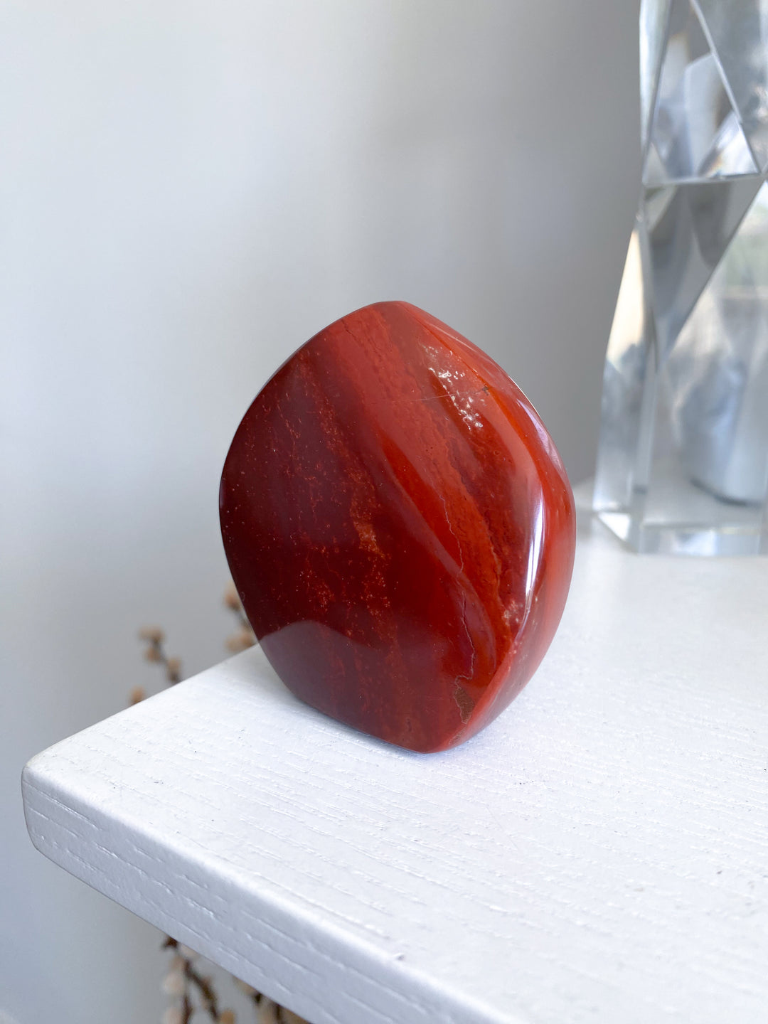 Fiery Red Jasper Flame Imperfect
