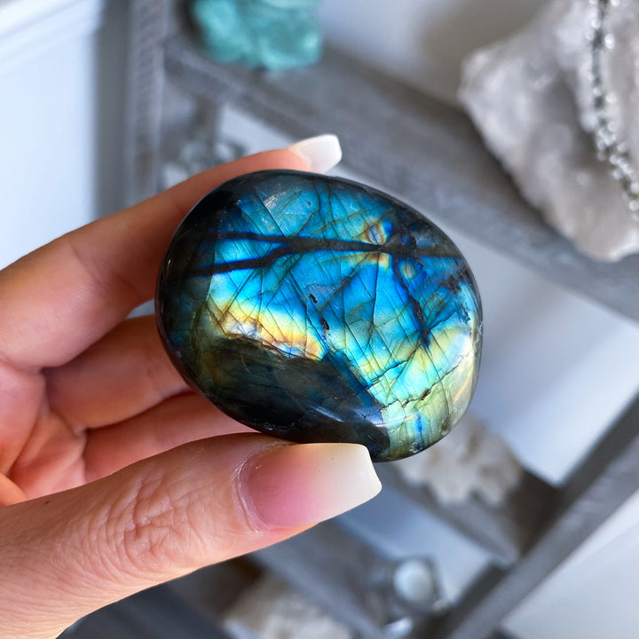 Labradorite Palm Stone 