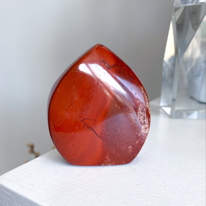 Fiery Red Jasper Flame Imperfect