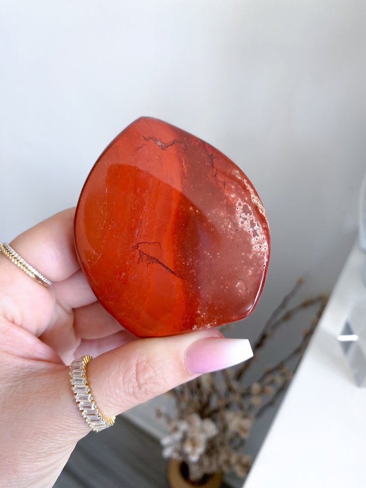 Fiery Red Jasper Flame Imperfect